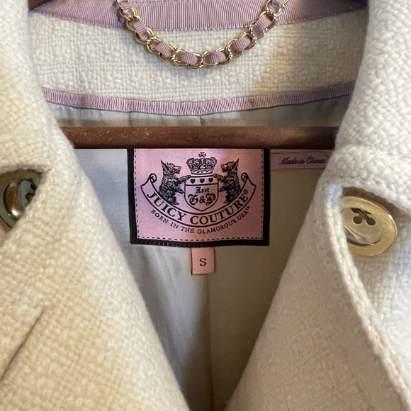 Juicy Couture wool peacoat size Small - Picture 3 of 4